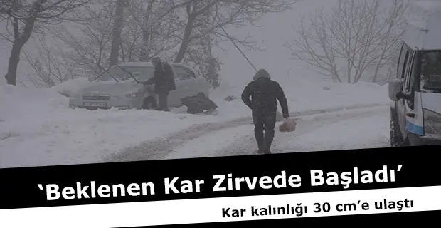 Haber: Beklenen Kar Zirvede Erken Başladı - Öne Çıkan