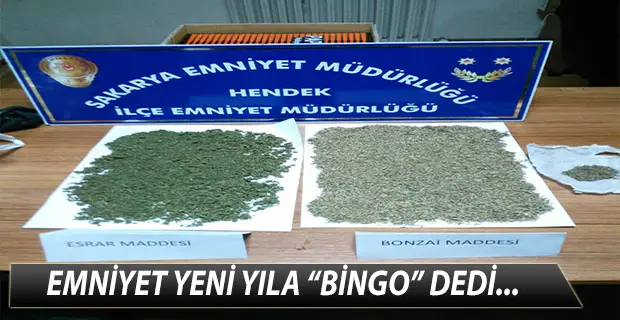 EMNİYET YENİ YILA “BİNGO” DEDİ