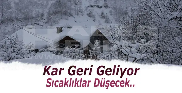Kar Yağışı Geri Geliyor