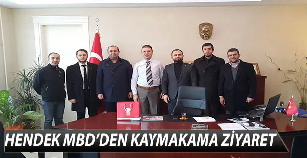 Haber: HENDEK MBD’DEN KAYMAKAMA ZİYARET - Öne Çıkan