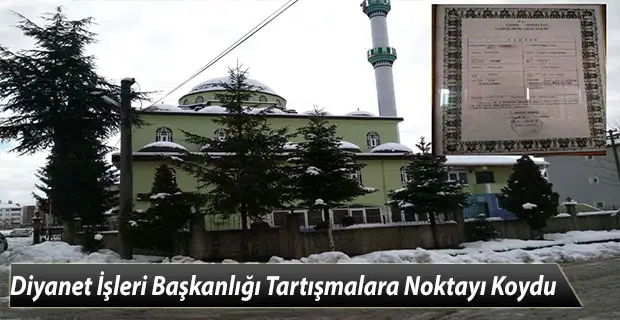 Diyanet İşleri Başkanlığı Tartışmalara Noktayı Koydu