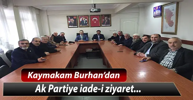 Haber: Hendek Kaymakamından Ak Partiye iade-i ziyaret - Öne Çıkan
