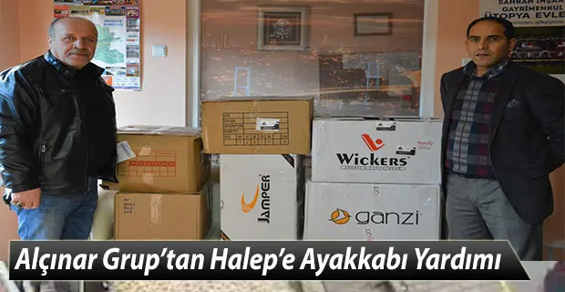 Haber: Alçınar Grup’tan Halep’e Ayakkabı Yardımı - Öne Çıkan