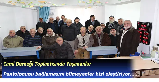 Haber: Cami Derneği Toplantısında Yaşananlar - Öne Çıkan