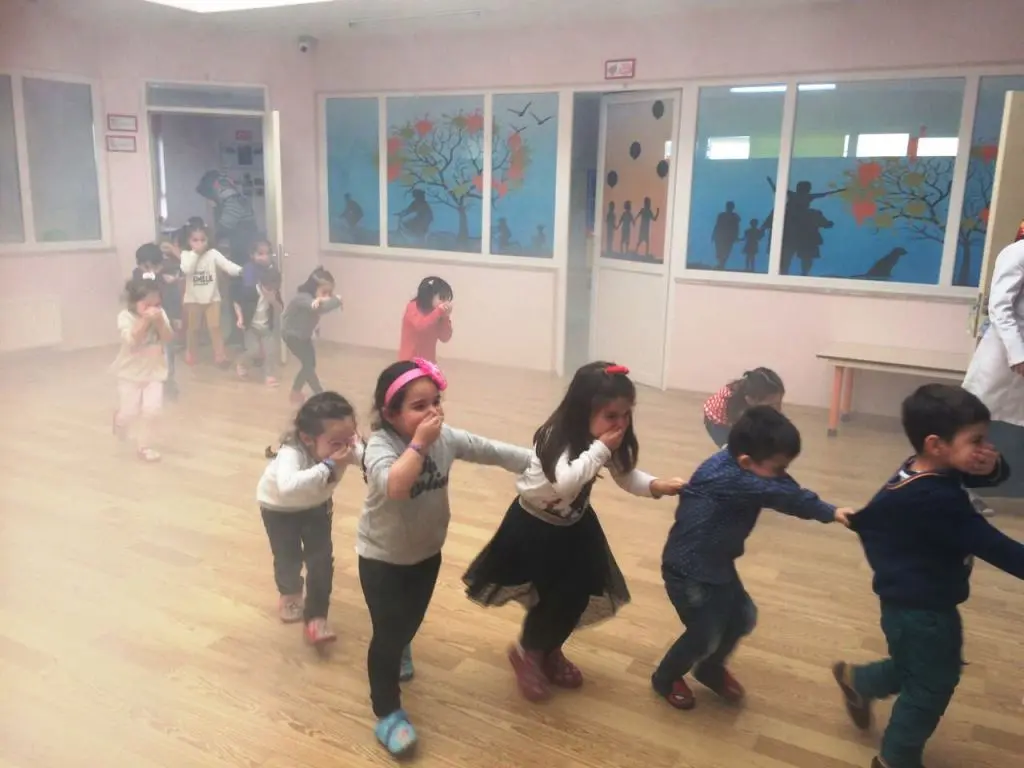 Haber: Miniklerin Yangın Tatbikatı Gerçeği Aratmadı - Galeri-5
