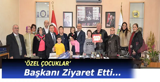 Haber: Özel Çocuklardan ziyaret - Öne Çıkan