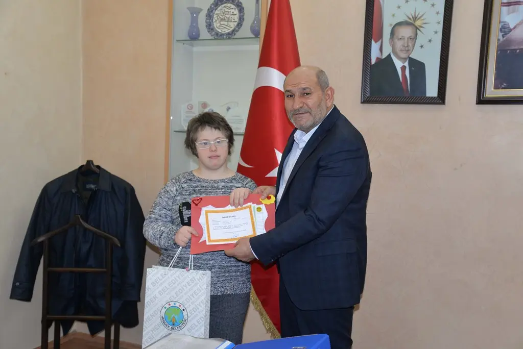 Haber: Özel Çocuklardan ziyaret - Galeri-1