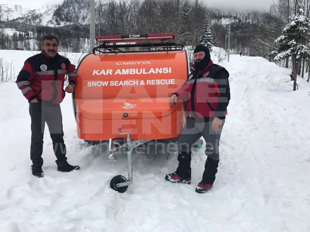 Haber: KAR AMBULANSI TESTİ ZİRVEDE YAPILDI - Galeri-1