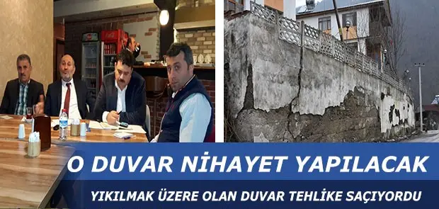 O DUVAR NİHAYET YAPILACAK