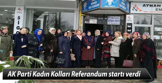 Haber: AK Parti Kadın Kolları Referandum startı verdi - Öne Çıkan