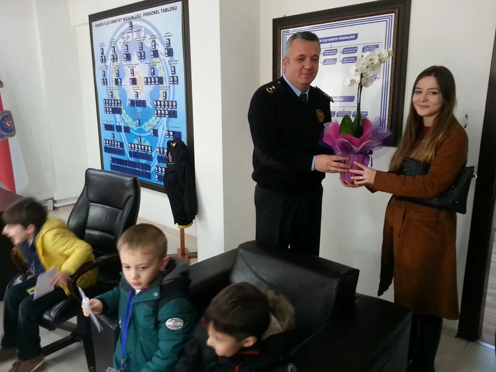Haber: Ana Okulu Öğrencilerinden Polise Moral Ziyareti - Galeri-1