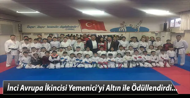 İnci Avrupa İkincisi Yemenici’yi Altın ile Ödüllendirdi