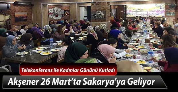 Haber: Akşener 26 Mart’ta Sakarya’ya Geliyor - Öne Çıkan
