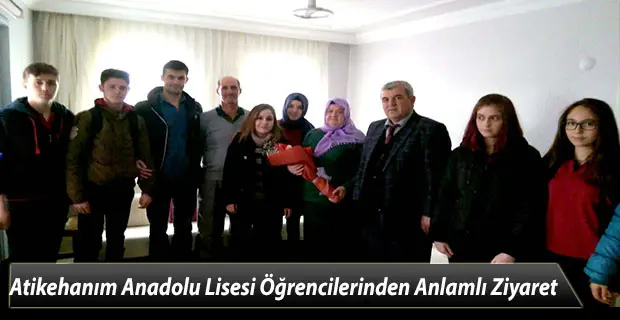 Haber: Atikehanım Anadolu Lisesi Öğrencilerinden Anlamlı Ziyaret - Öne Çıkan