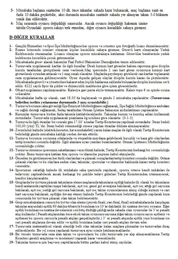 Haber: TURNUVA KAYITLARI BAŞLADI - Galeri-2