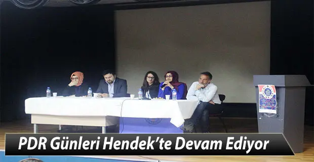 Haber: PDR Günleri Hendek’te Devam Ediyor - Öne Çıkan