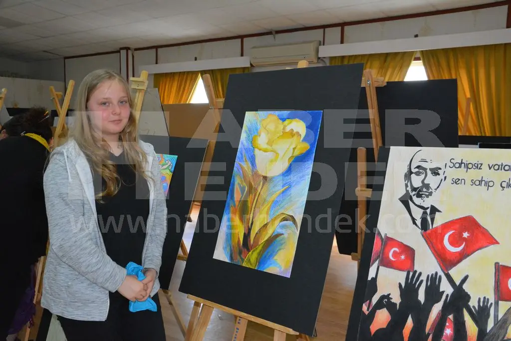 Haber: Hendek Lisesi Öğrencilerinin Resimleri Takdir Topladı - Galeri-6