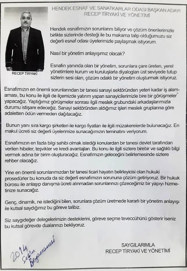 Haber: Tiryaki’den Projeler İle İlgili Belgeli Açıklama - Galeri-1