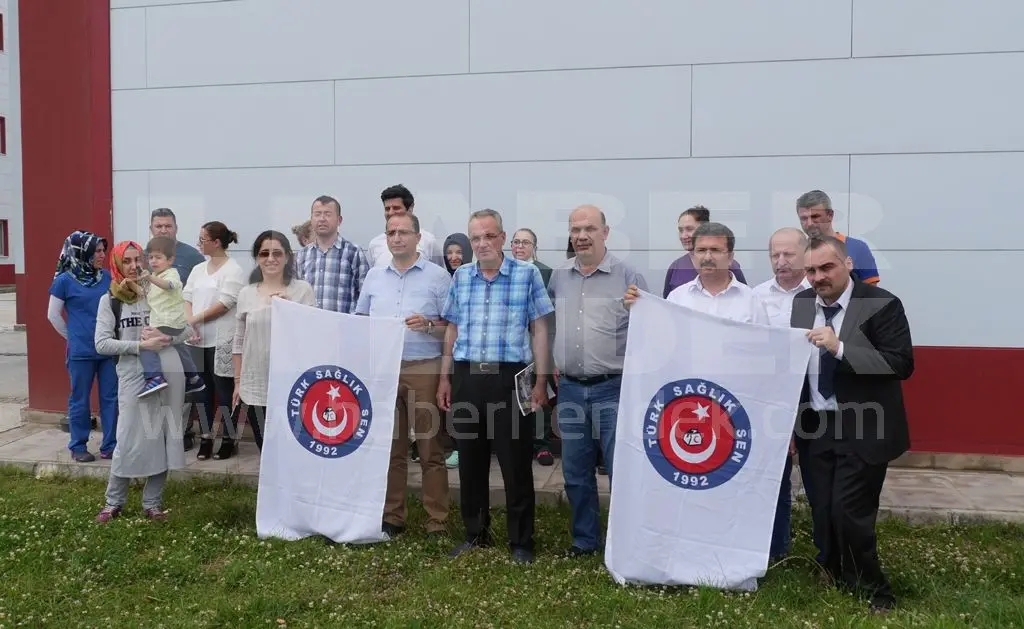 Haber: Türk Sağlık Sen “Çalışanları Hiç Kimseye Ezdirmeyiz” - Galeri-1