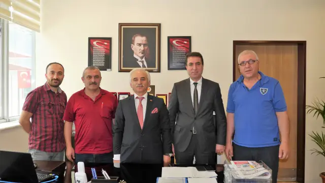 Gazetecilerden Başhekim Aydın’a Hayırlı Olsun Ziyareti