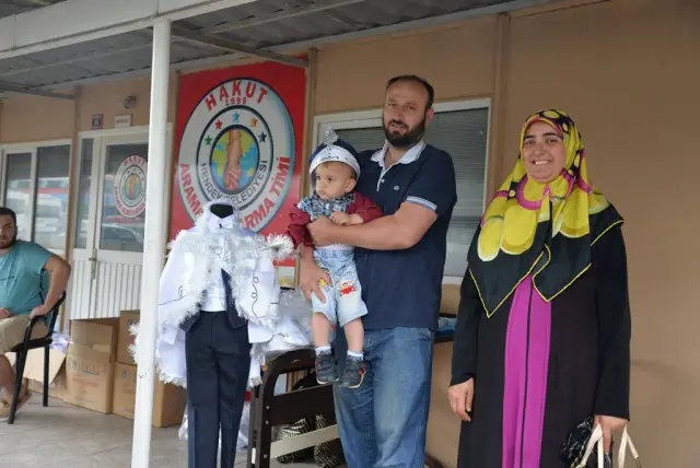 Sünnet heyecanı başladı, Kıyafetleri dağıtıldı