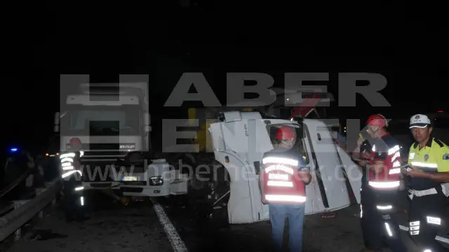 Akova’da Tır Kazası 1 Yaralı