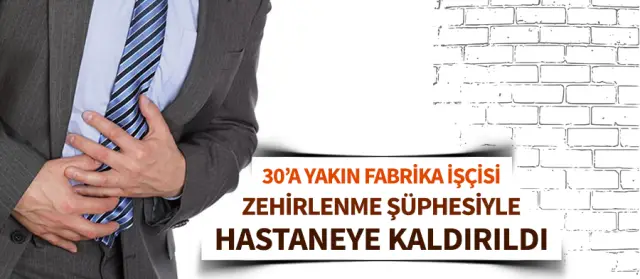 Fabrika İşçileri Hastanelik Oldu