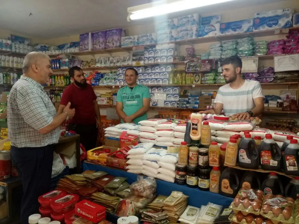 Haber: Bedir Pazarcı Esnafını ziyaret etti - Galeri-1