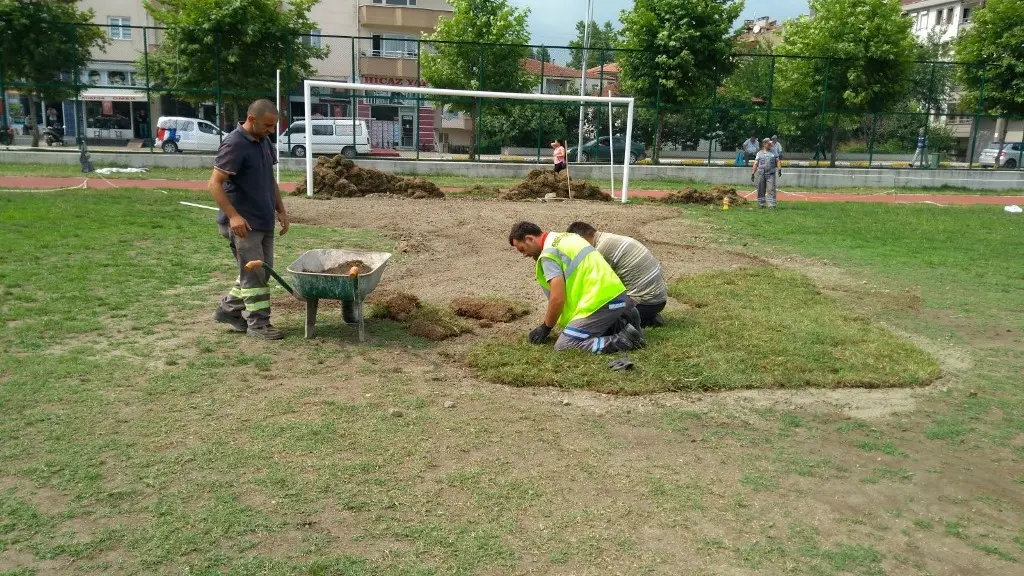 Haber: Atatürk Stadının bakım çalışmaları sürüyor - Galeri-1