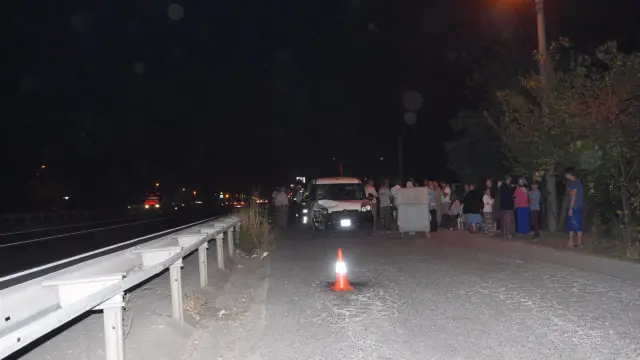 Hendekte kaza bir ağır yaralı