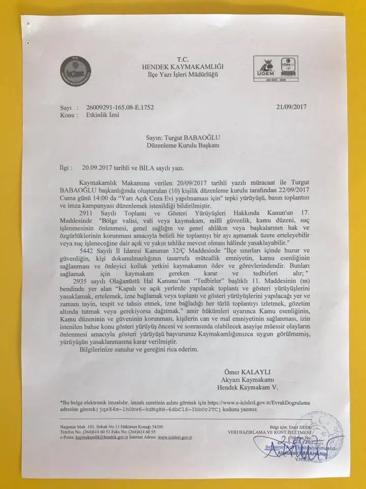 Haber: Cezaevi İstemiyoruz Yürüyüşü OHAL’e Takıldı - Galeri-1