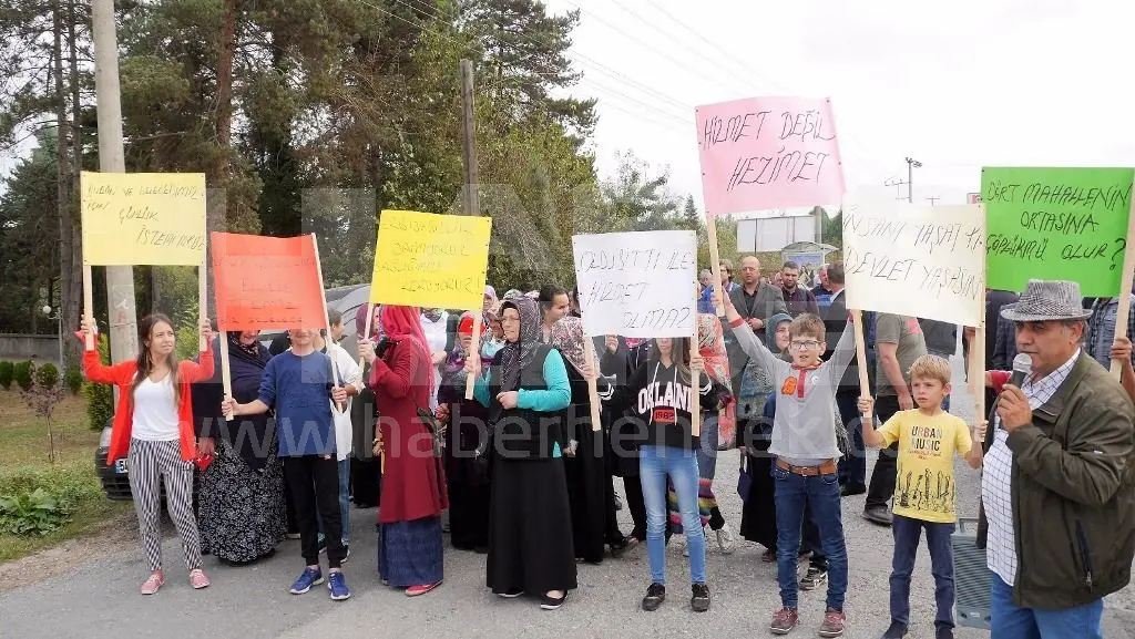 Haber: Akova’da Çöp İstasyonu istemiyoruz eylemi - Galeri-3