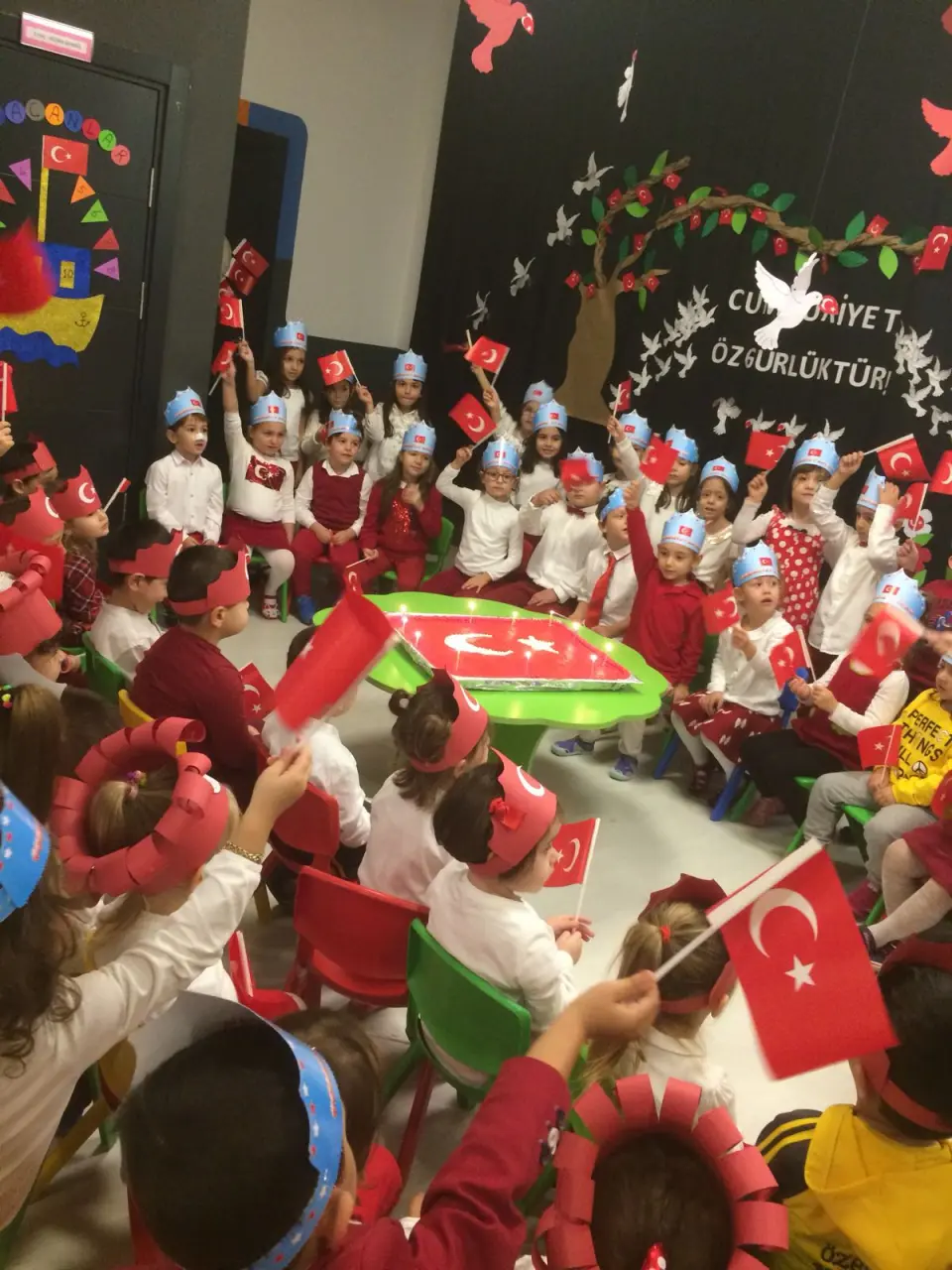 Haber: Pırıltı Anaokulu Öğrencileri Cumhuriyet Bayramını Kutladı - Galeri-1