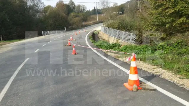 Köprünün İstinat Duvarı Tehlike Saçıyor