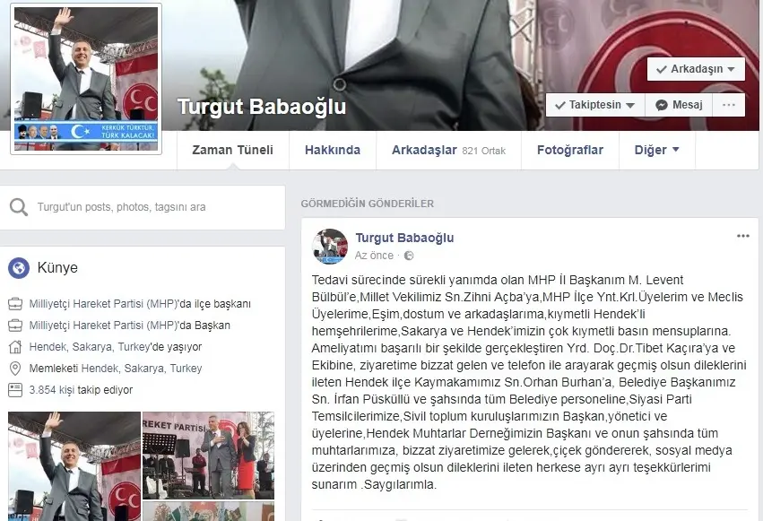 Haber: MHP İlçe Başkanı Babaoğlu Teşekkür Etti - Galeri-1