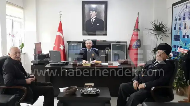 Çürüksulu İlçe Emniyet Müdürü İlhan’ı Ziyaret Etti