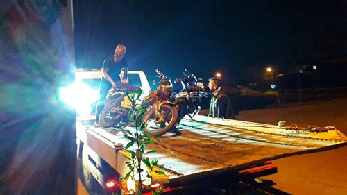 Haber: MOTOSİKLET KAZASI 4 YARALI - Galeri-1
