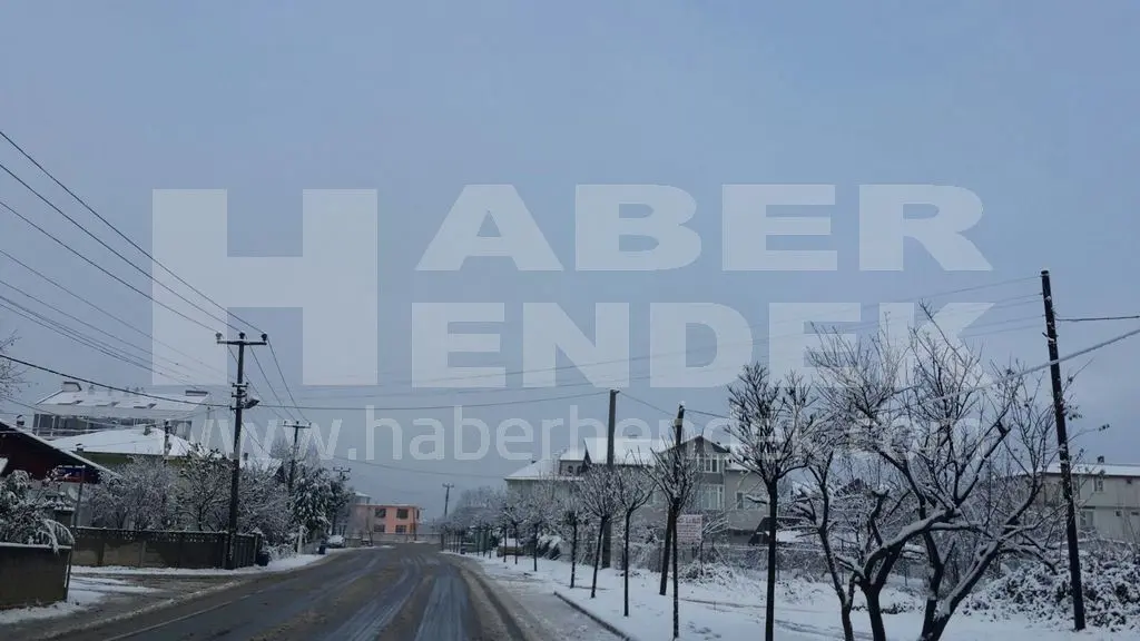 Haber: Hendek Beyaza Büründü - Galeri-2