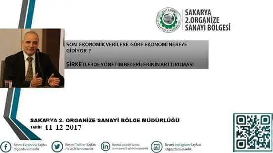 2.OSB’de Ekonomi Nereye Gidiyor Toplantısı Yapılacak