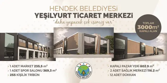 Yeşilyurt’a Ticaret Merkezi