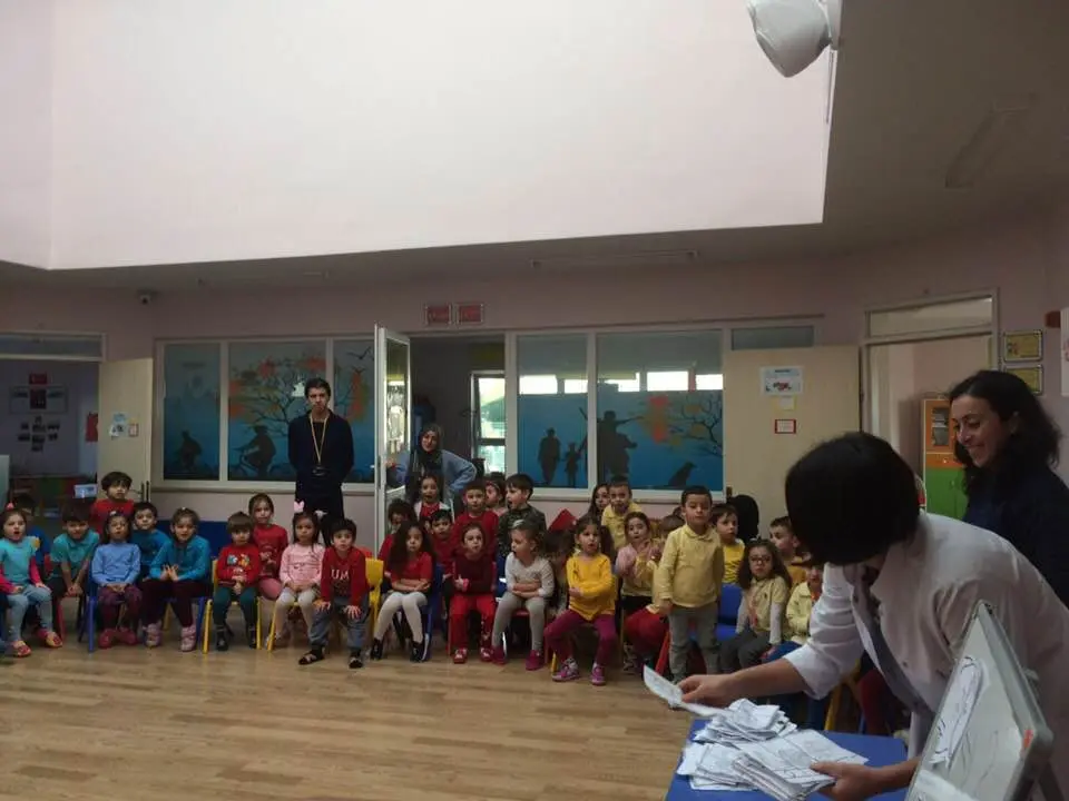 Haber: Yenimahalle Anaokulu’nda Seçim Sandığı - Galeri-1