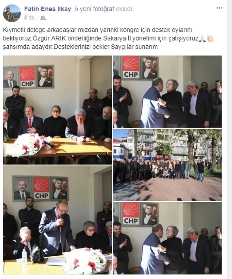Haber: Fatih Enes İlkay Hendek'lileri İl Kongresine Davet Etti - Galeri-3