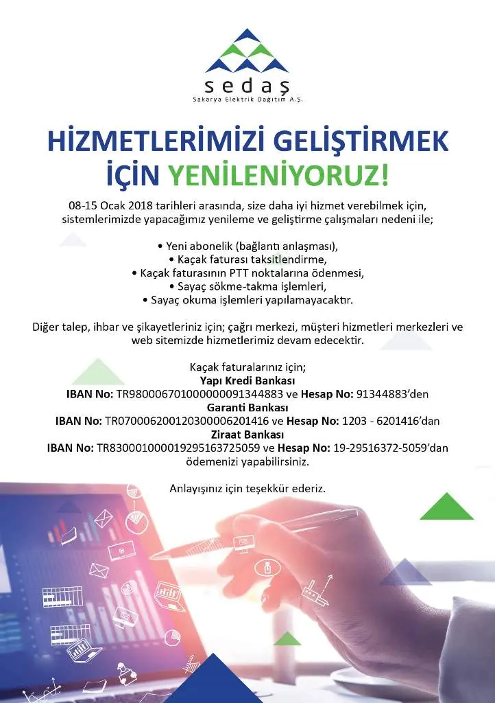 Haber: SEDAŞ Sistem Çalışması Yapacak - Galeri-1