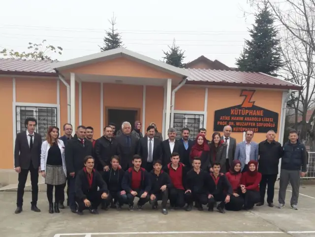 Atike Hanım Anadolu Lisesine Yeni Kütüphane