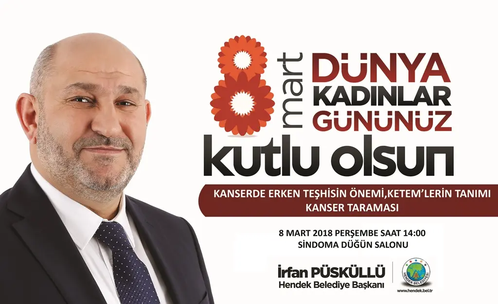 Haber: Hendek Belediyesi’nden 8 Mart’ta Anlamlı Program - Öne Çıkan