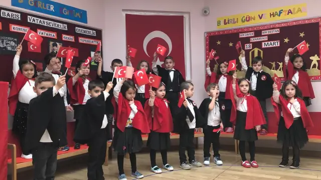 Yenimahalle Anaokulu Şehitlerini Unutmadı