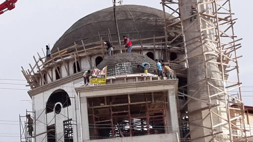 Haber: Tepecik Cami’nin Kubbe Betonu Atıldı - Galeri-1