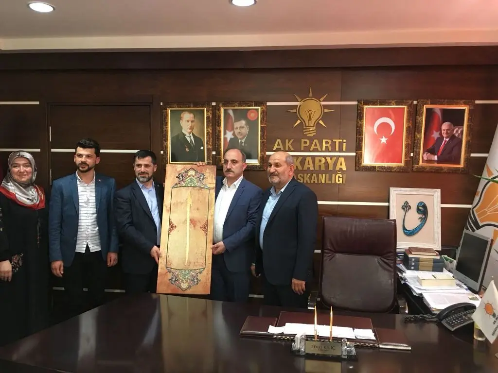 Haber: AK Parti İl Başkanına Tam Kadro Gittiler - Galeri-1