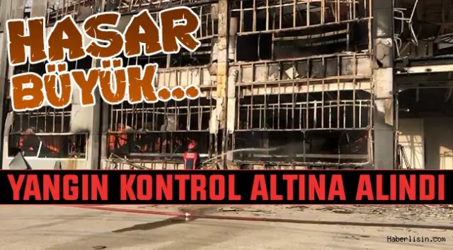 Mobilya Fabrikası Tamamen Yanarak Kullanılamaz Hale Geldi