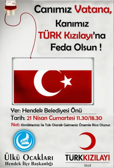 Ülkücülerden Kan Bağışı Kampanyası